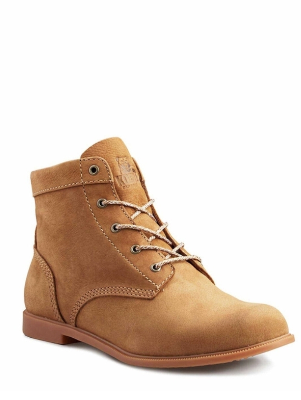 NWOT Kodiak Low-Rider Original Tan Leather Lace-up Boots (Size US 7)